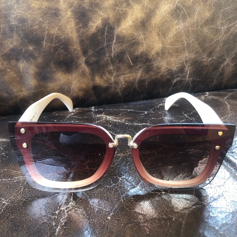 Circus by Sam Edelman Brown Two Tone Sunglasses
